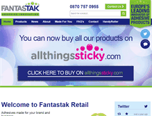 Tablet Screenshot of fantastakretail.com